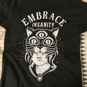 Black Cat Graphic T-Shirt